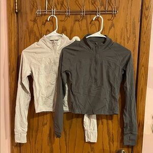 Athletic Cropped Quarter-Zip Jacket Bundle - SIZE S